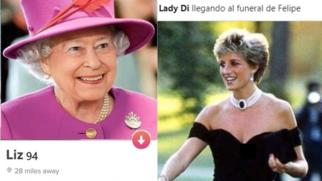 Reina Isabel lady Diana memes