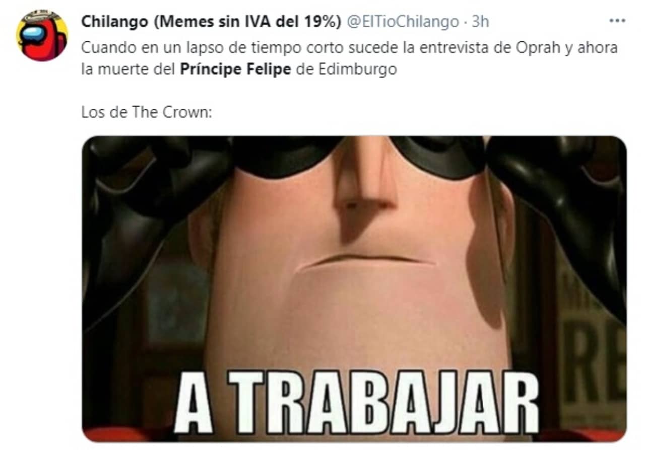 meme the crown material serie