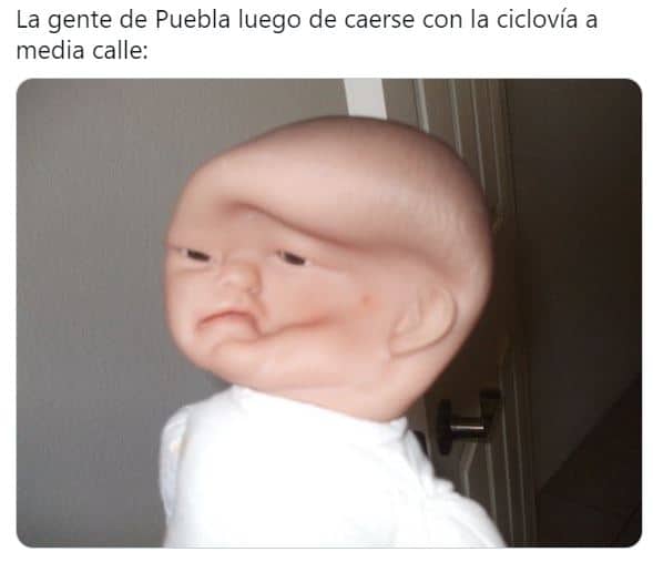 memes poblanos ciclovia puebla