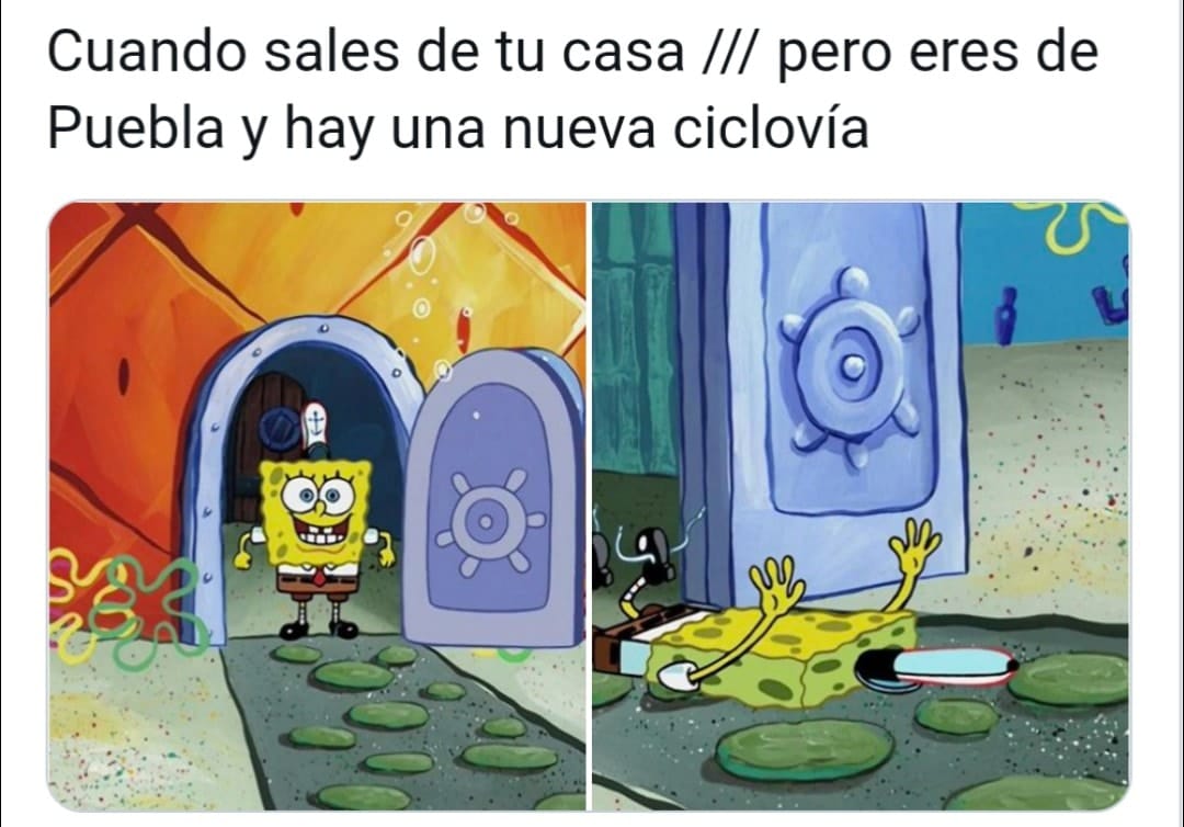 ciclovía puebla memes caídas poblanos