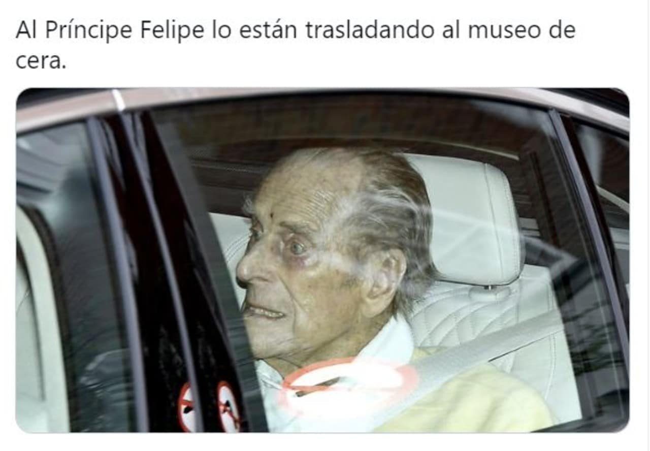 Meme del príncipe Felipe por su aspecto