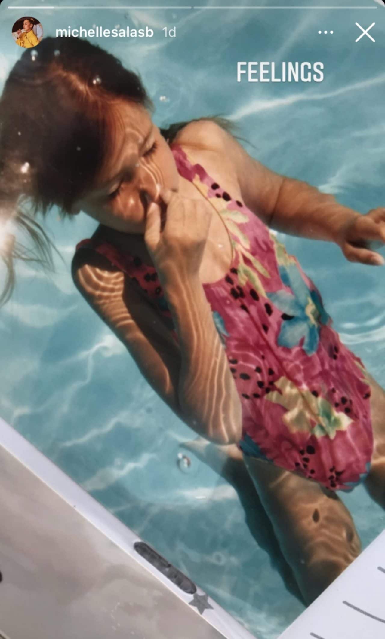 Michelle Salas reacciona Frida Sofia niña