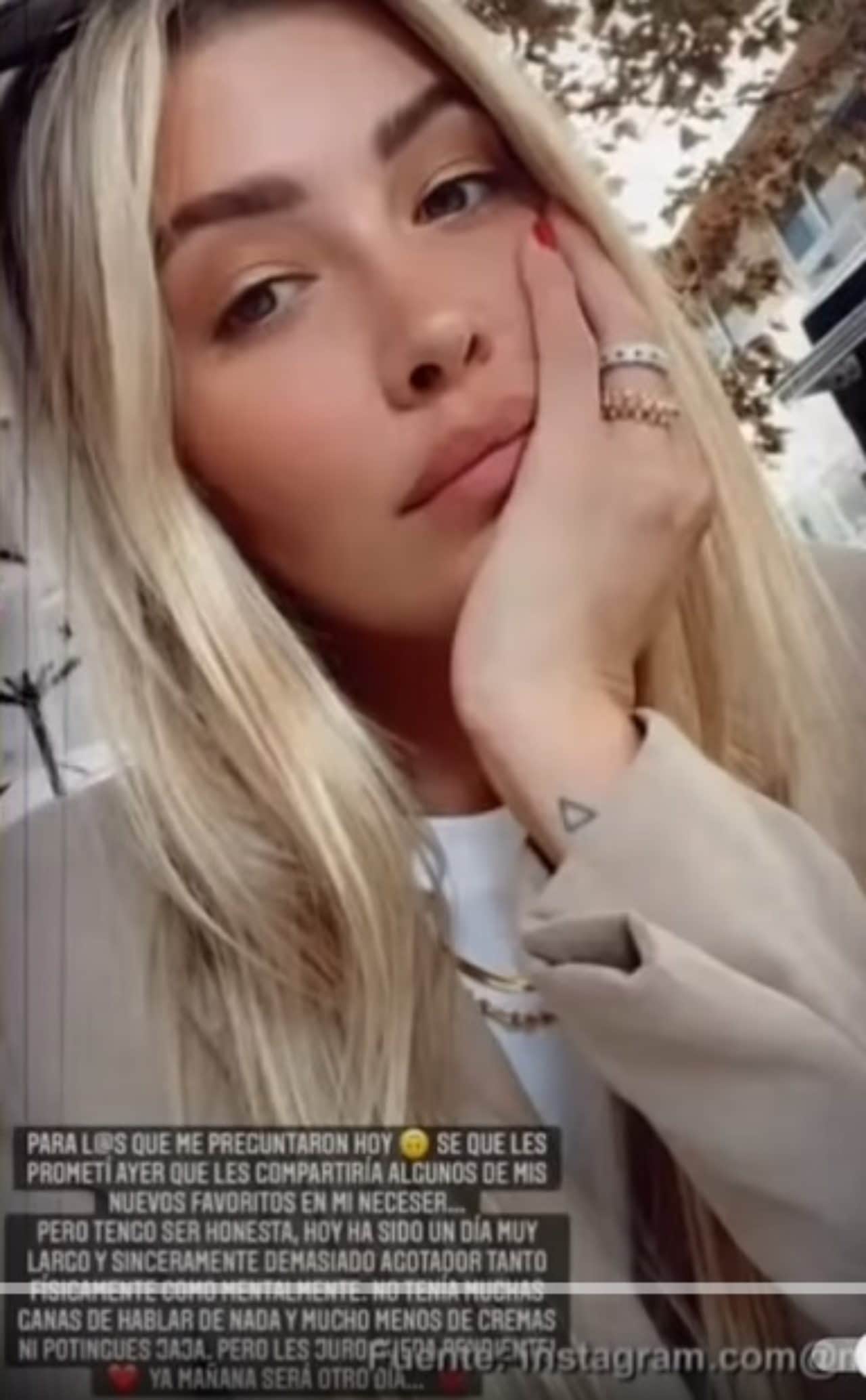 Michelle Salas story reaccion Frida Sofia