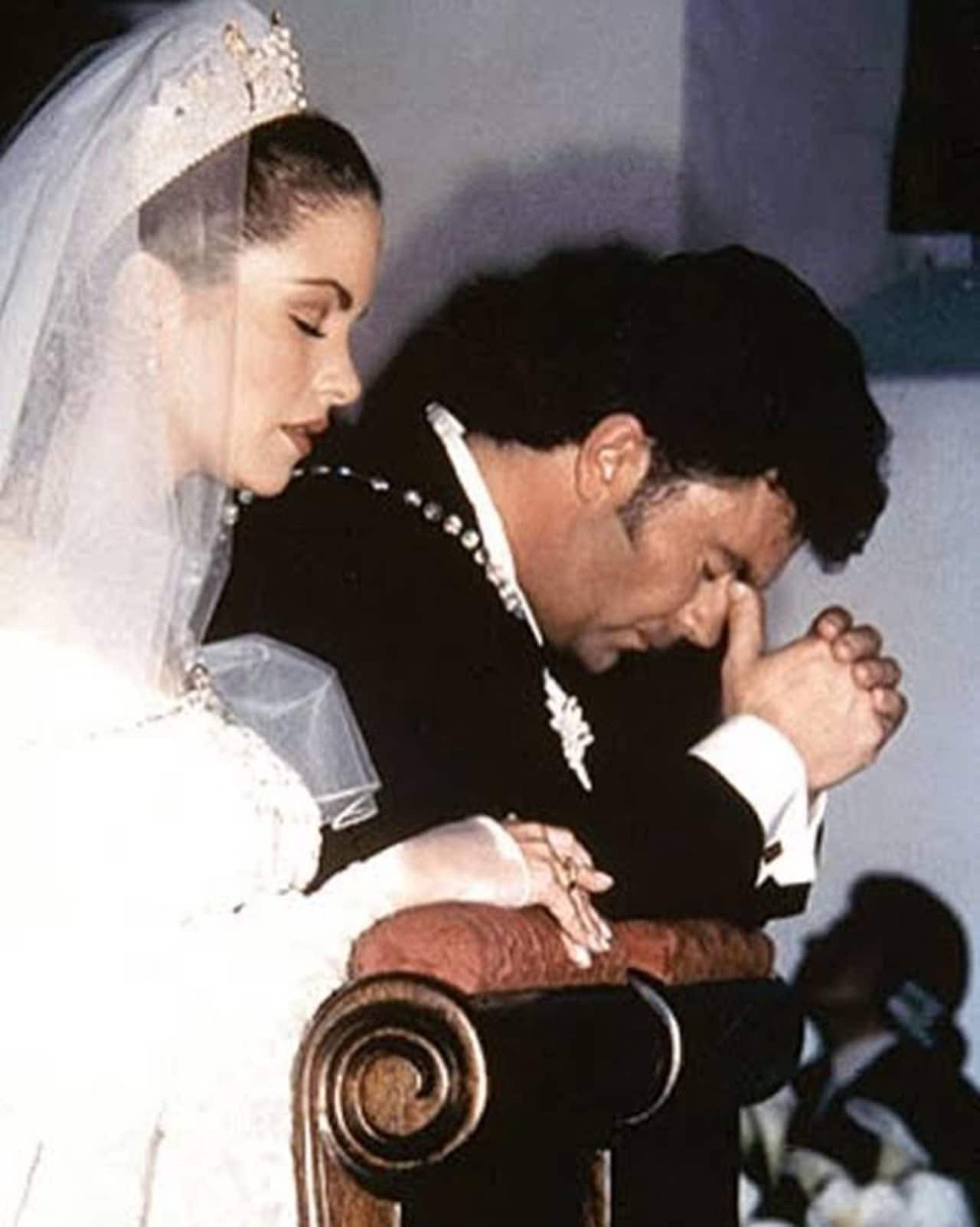 Mijares y Lucero en su boda