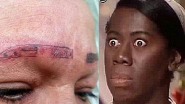 Le arruinan las cejas con microblading