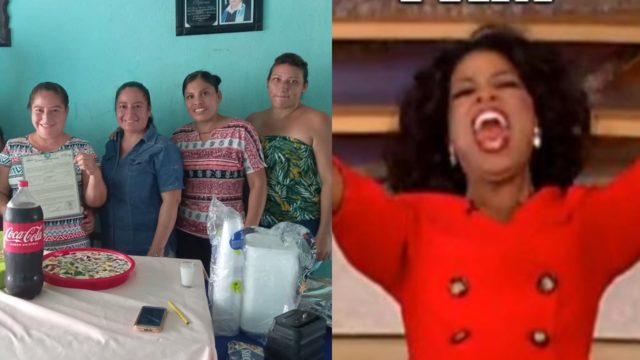 Mujer celebra divorcio con fiesta