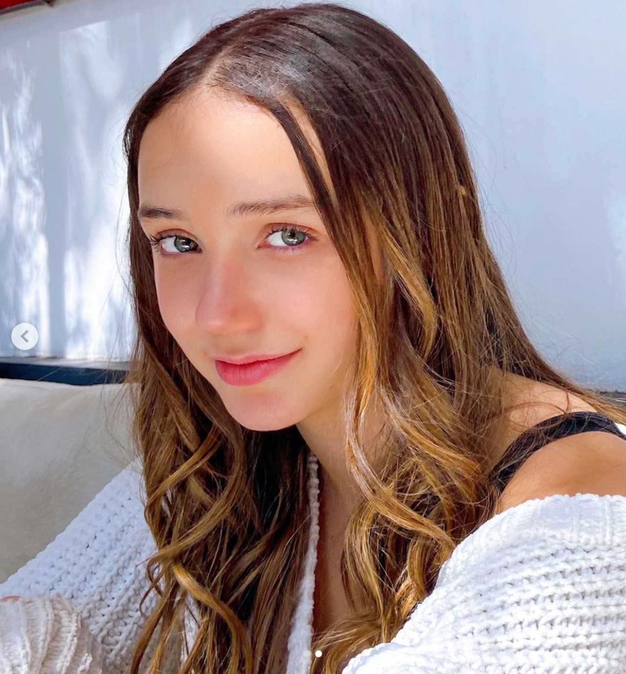 Hija de Andrea Legarreta antes de su cambio de look
