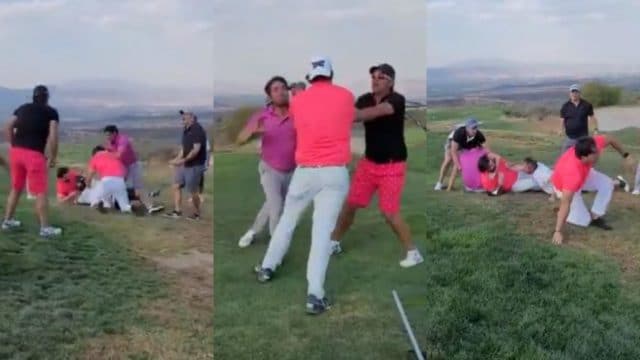 Mirreyes protagonizan pelea en campo de golf y se vuelven burla nacional