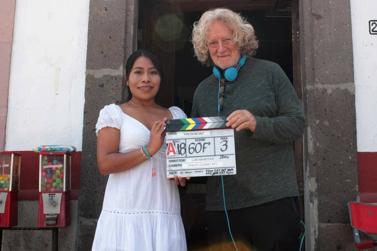 Yalitza Aparicio con Luis Mandoki