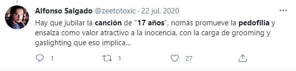 17 años los ángeles azules canción polemica