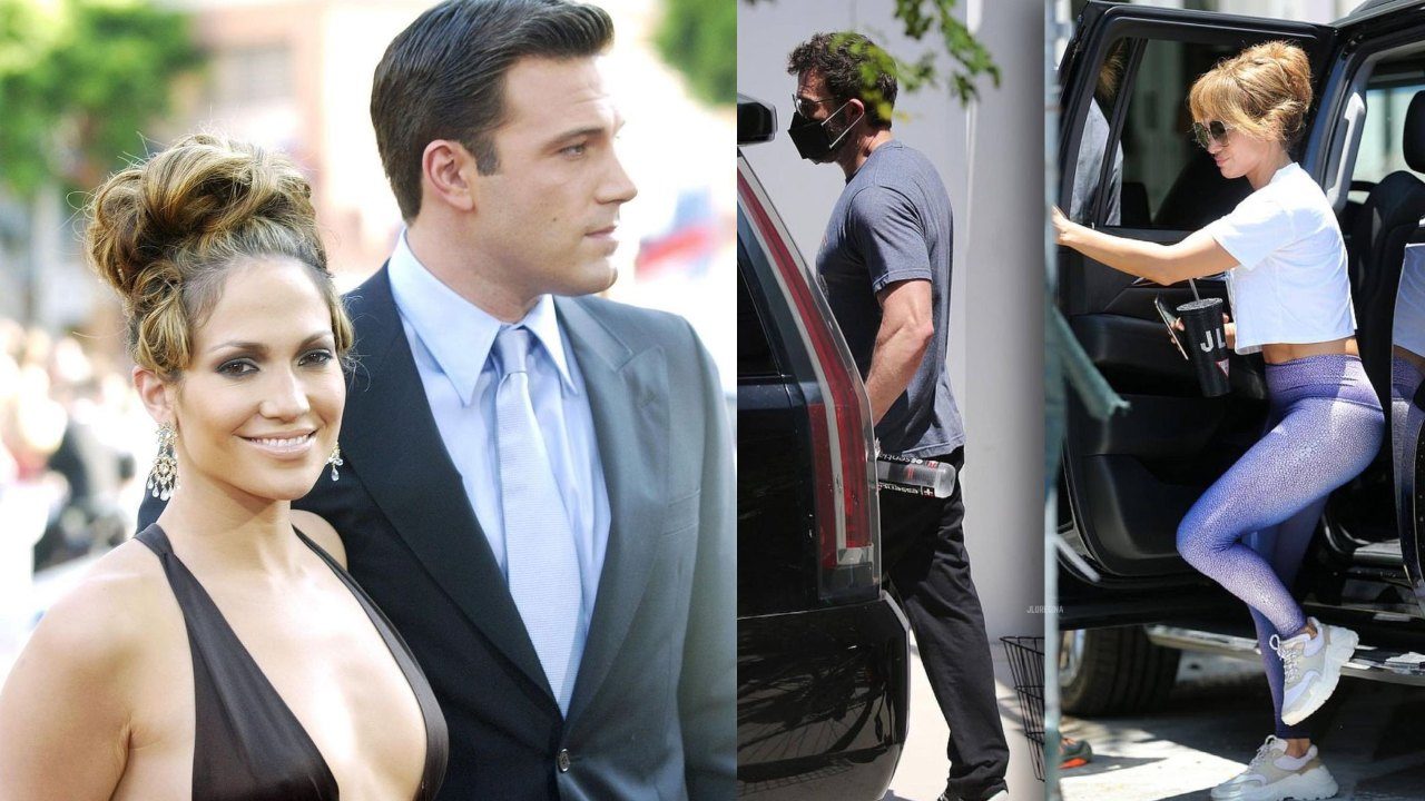 Ben Affleck y JLo se besan en publico
