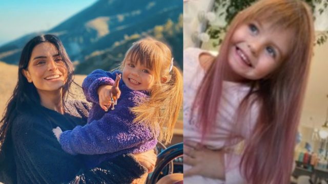 Aislinn Derbez le pinta el cabello de rosa a su hija y le llueven crÃ­ticas