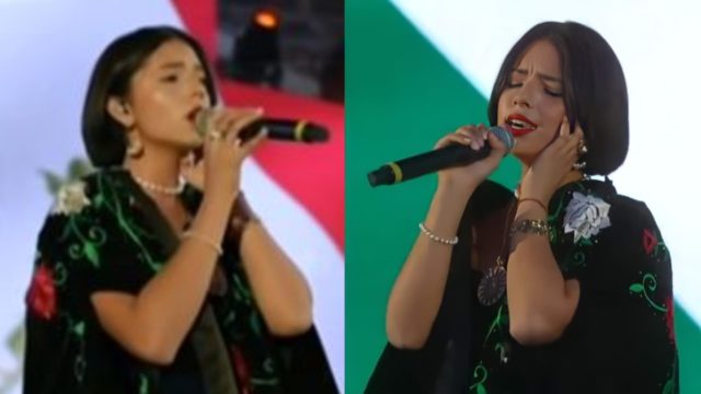 Ángela Aguilar es destrozada tras cantar el Himno Nacional con otra tonada
