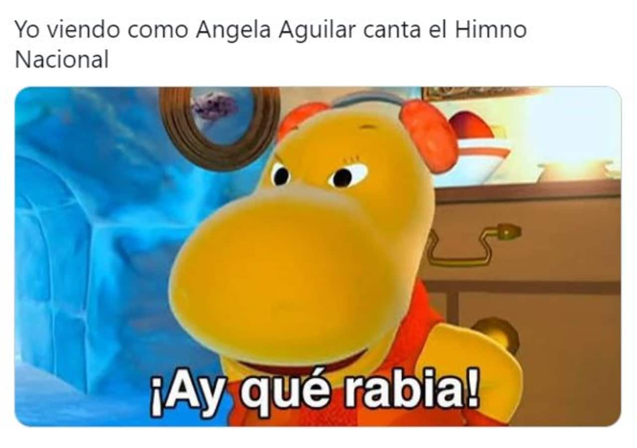 Memes de Ángela Aguilar himno nacional pelea canelo álvarez