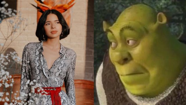 Angela Aguilar se convierte en Shrek