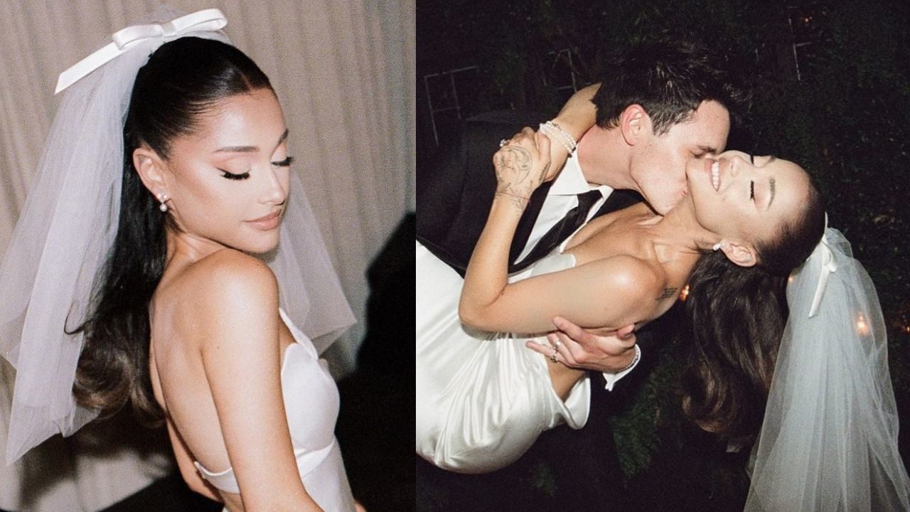 Ariana Grande confirma que se casó con fotos exclusivas de la boda