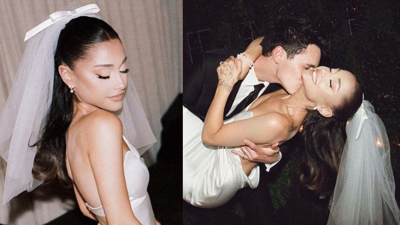 Ariana Grande confirma que se casó con fotos exclusivas de la boda