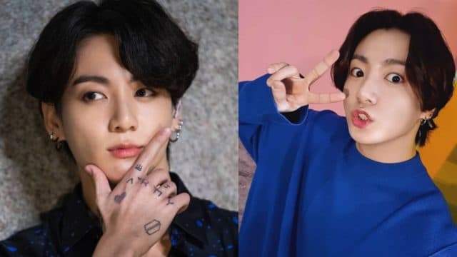 Jungkook con poses chistosas