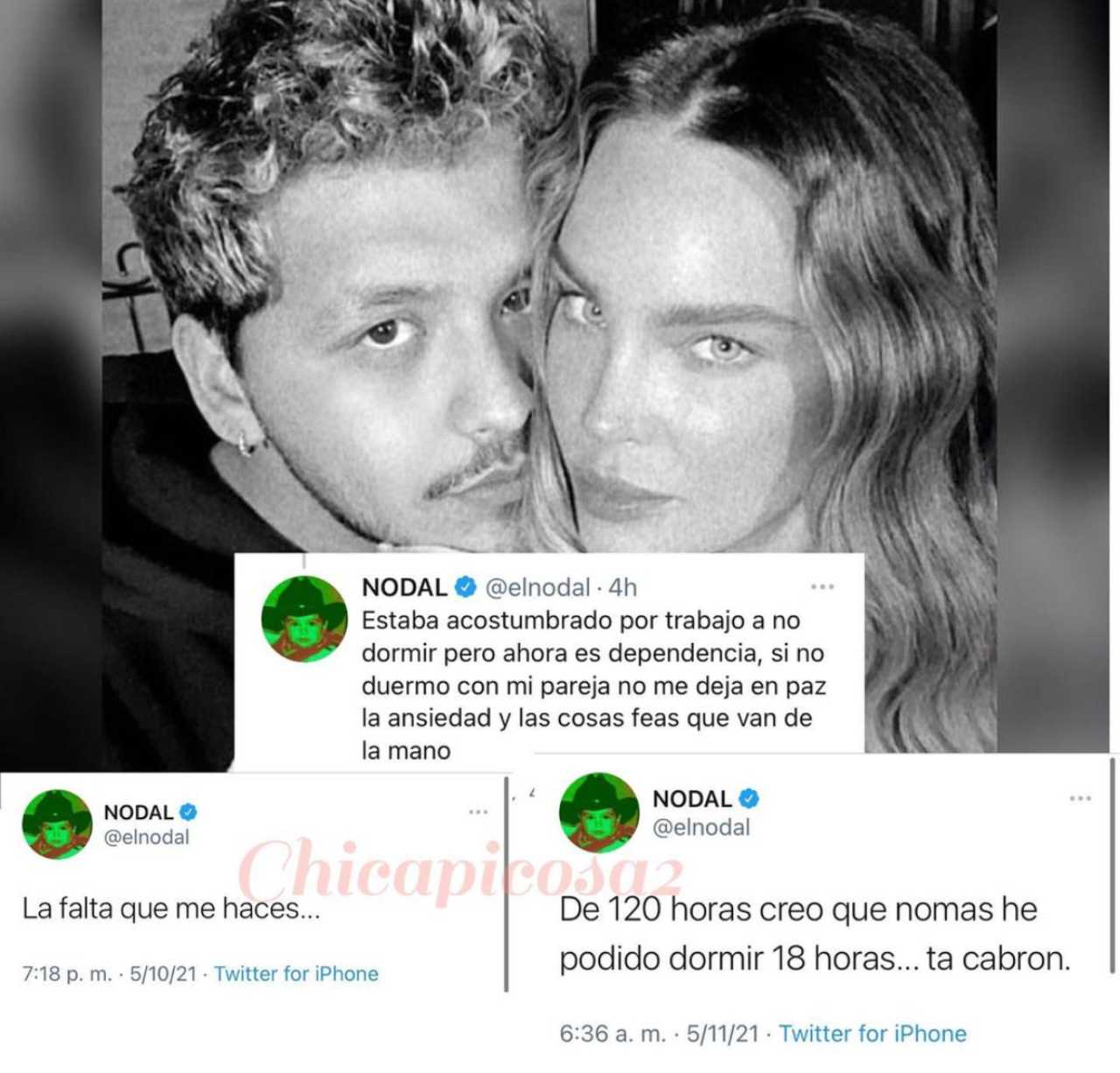 Nodal sufre ansiedad por abandono de Belinda