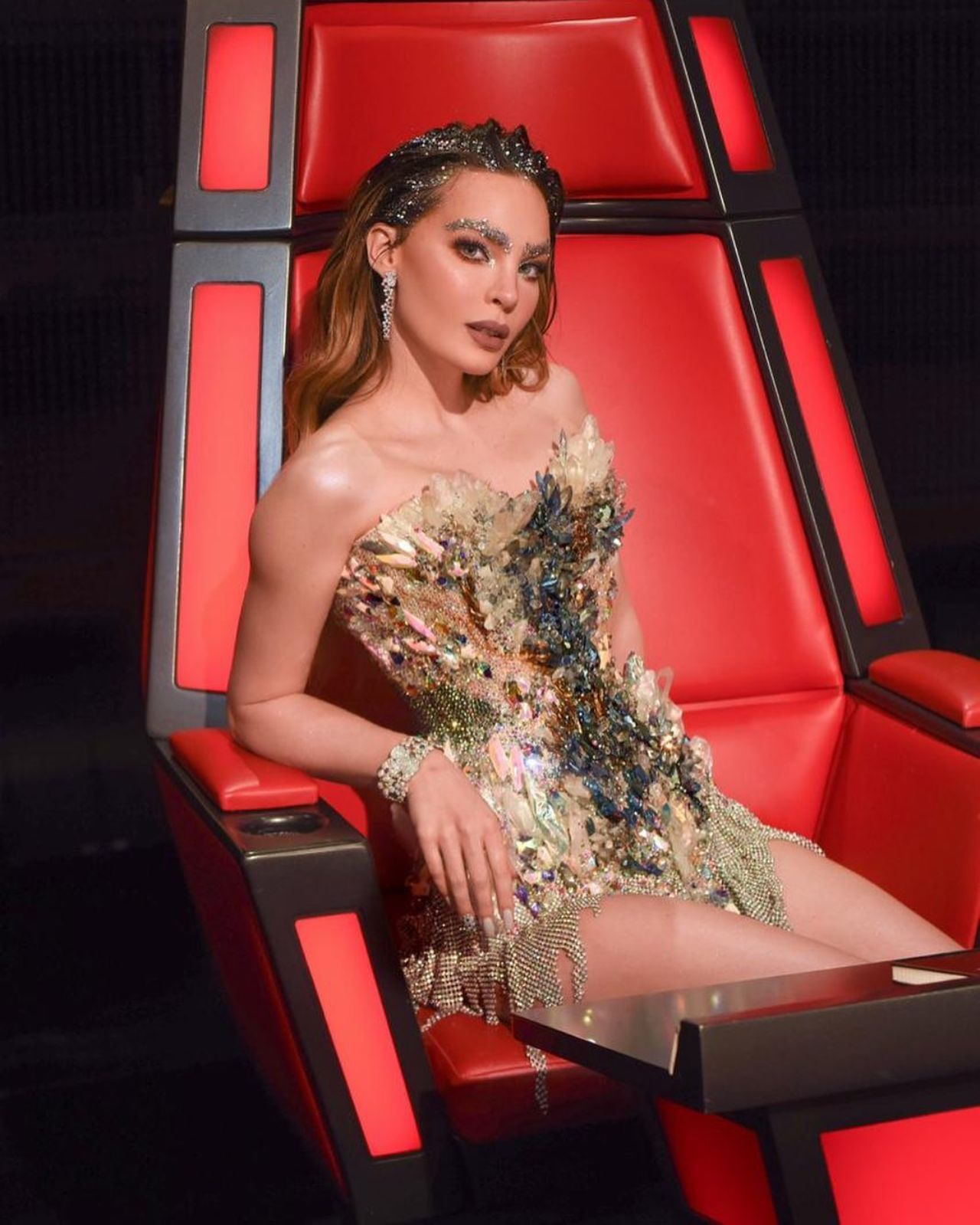 Belinda como juez en La Voz