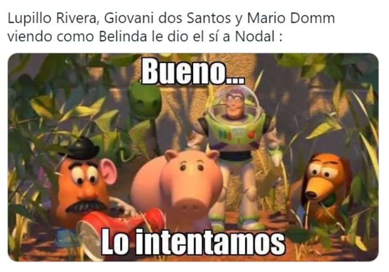 Christian Nodal Belinda memes compromiso