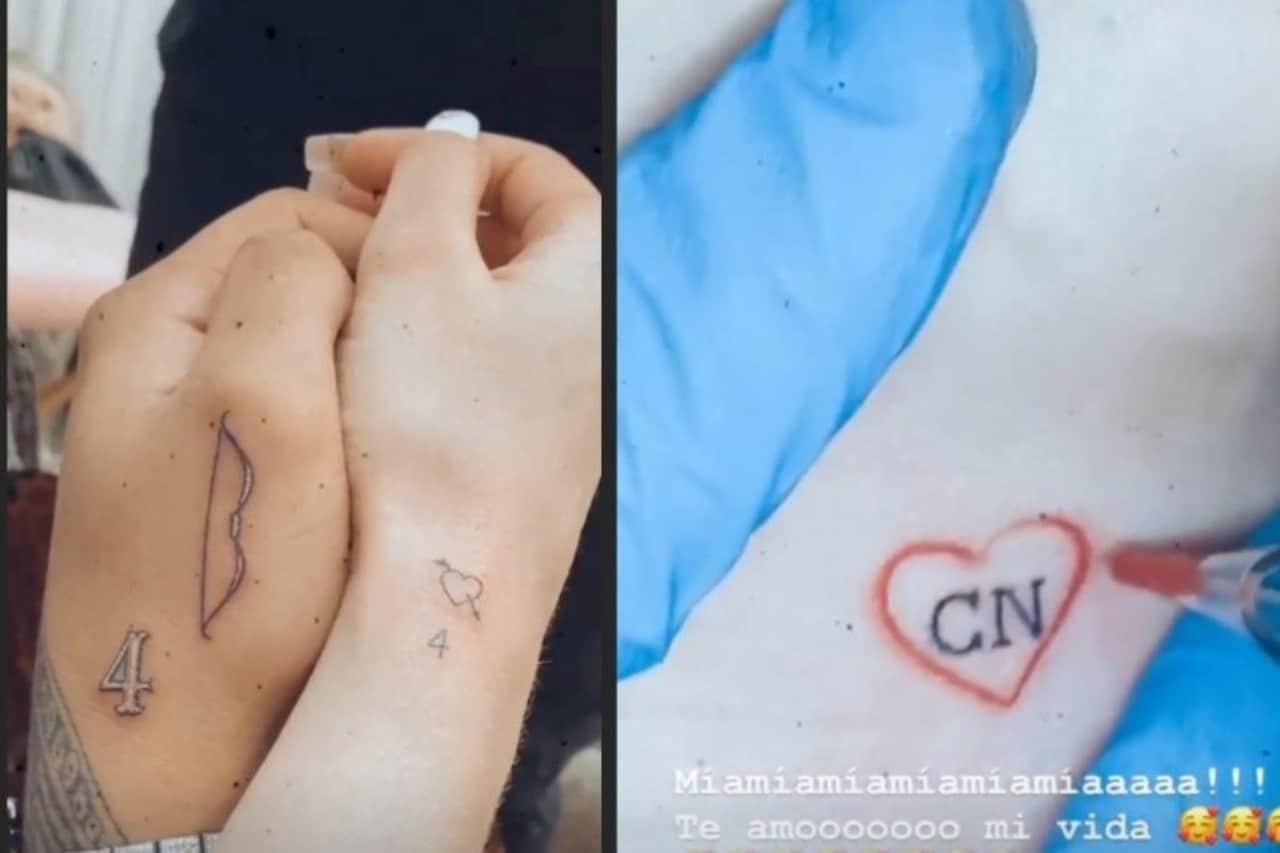 Belinda tatuajes con Nodal