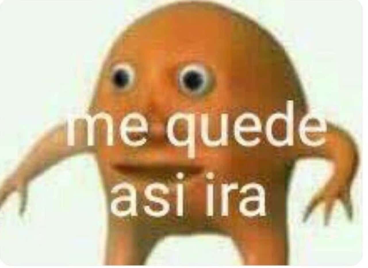 meme me quedé así ira