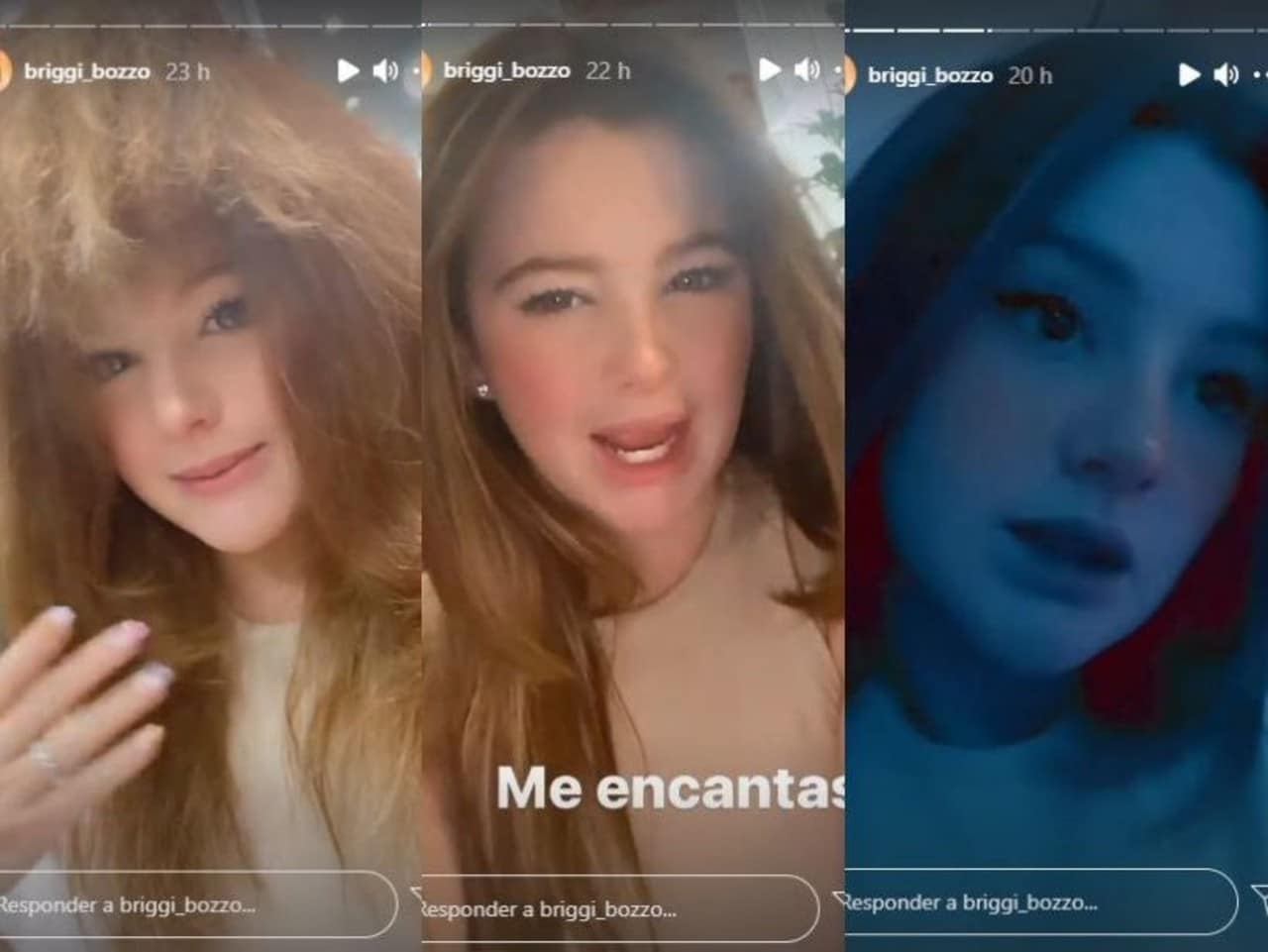 Briggitte Bozzo cambio de look sin rizos