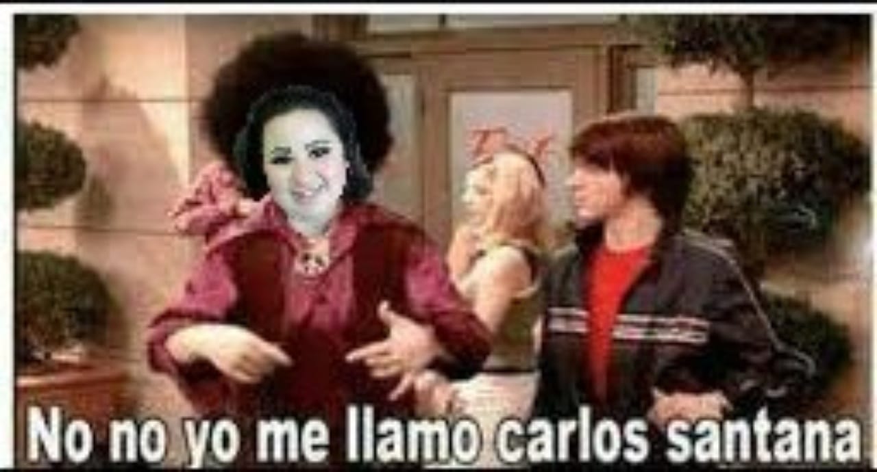 Ella es Carlos Santana