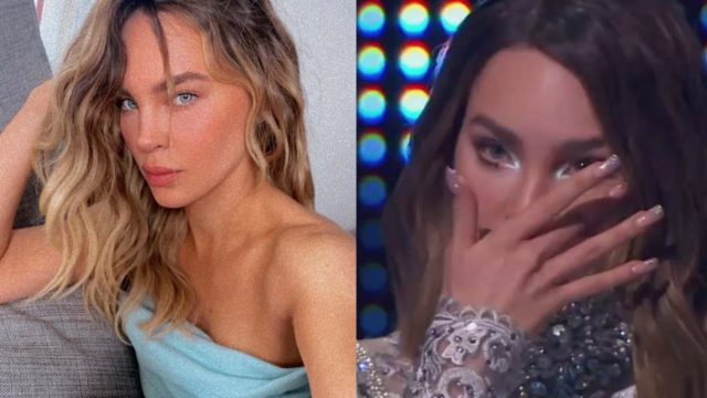 Belinda llora por su abuelita