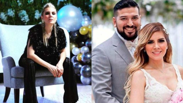 Karla Panini disfruta la playa con su esposo