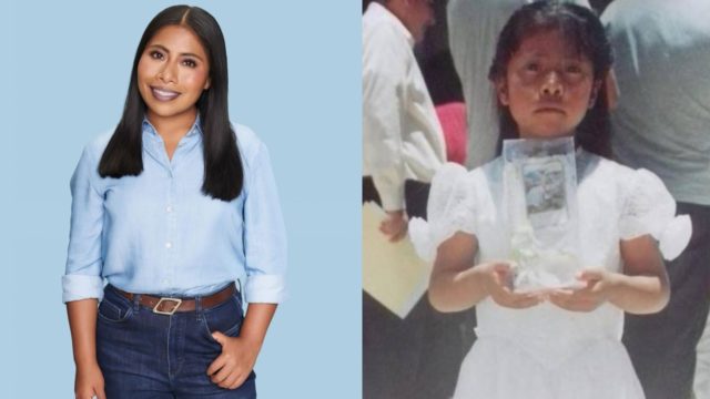 Yalitza Aparicio conquista con su foto de niña y sigue siendo una belleza