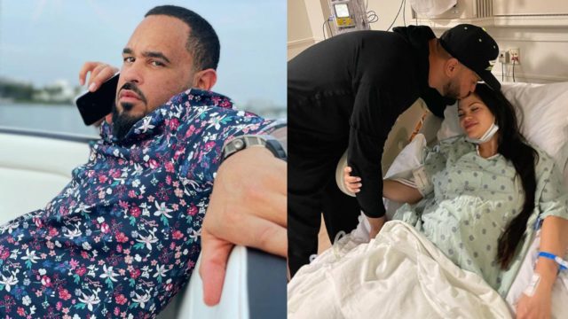 Esposo Natti Natasha abandona bebe llora