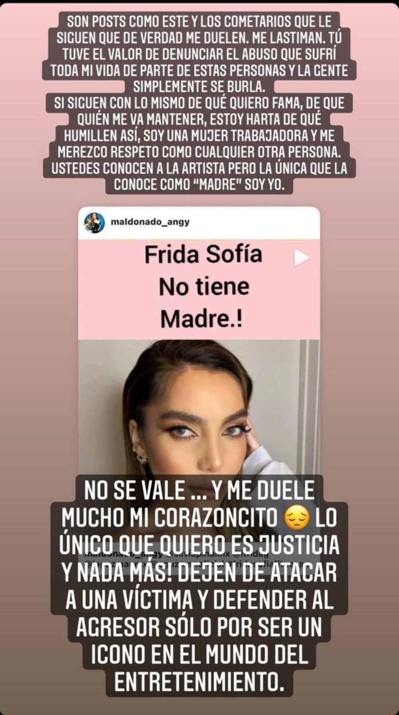 Frida Sofia responde a quienes la critican