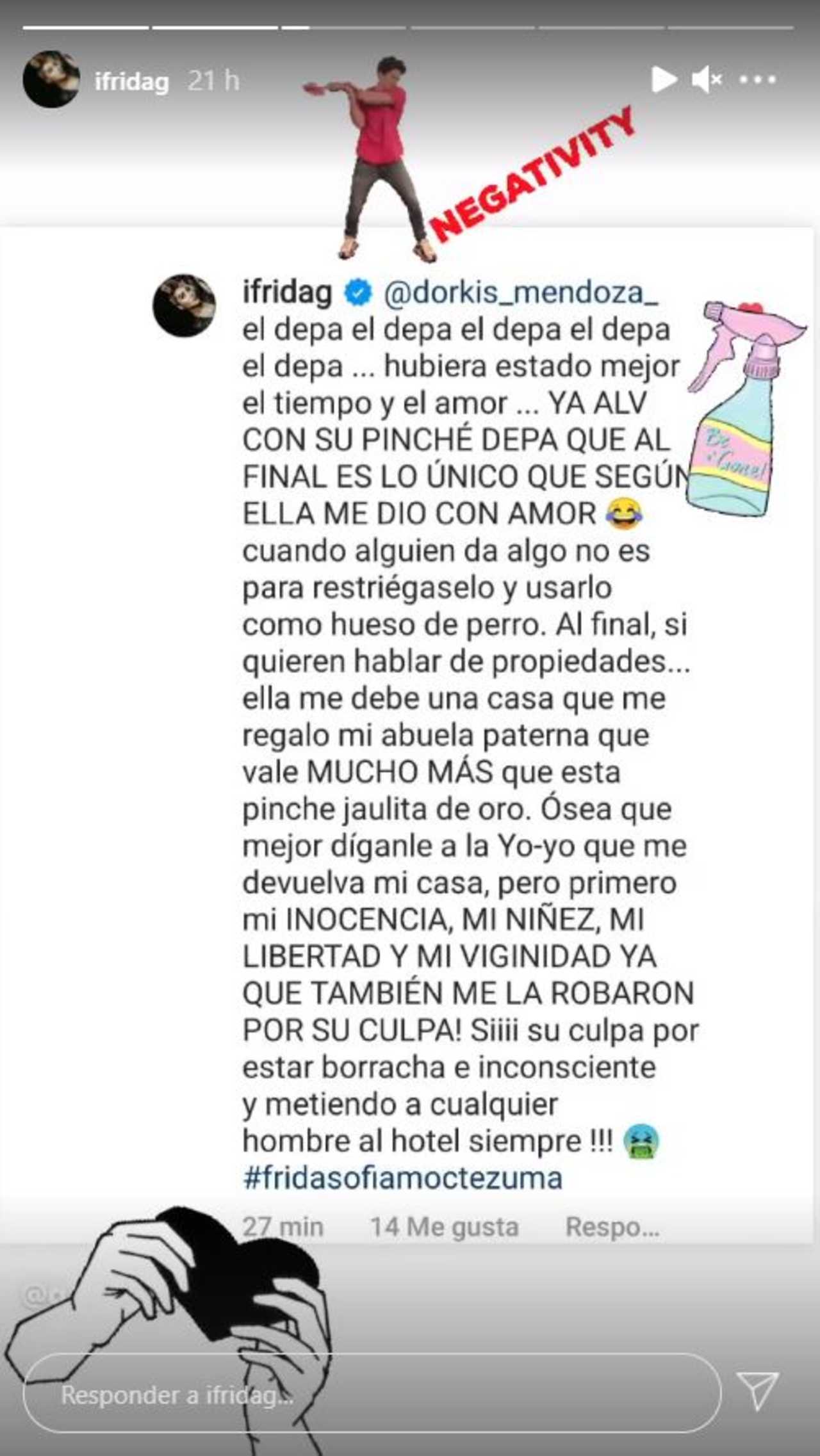 Frida Sofía testamento Alejandra Guzmán responde
