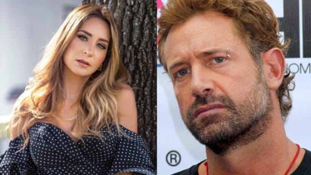 Geraldine Bazan con Gabriel Soto enojado