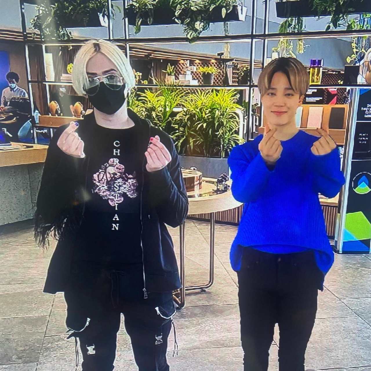 Oli pudo conocer a Jimin hace unas semanas