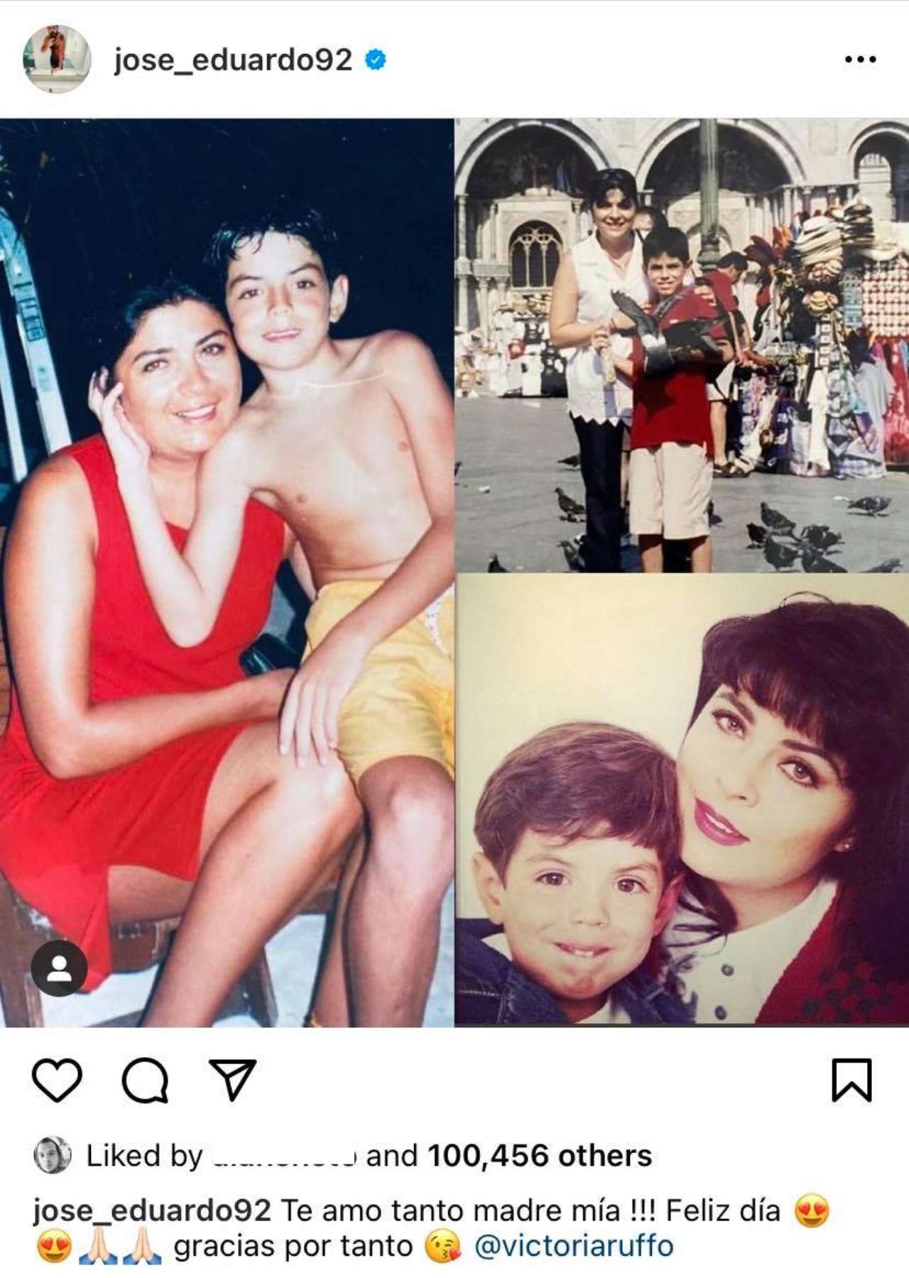 Jose Eduardo Derbez y su mama Victoria