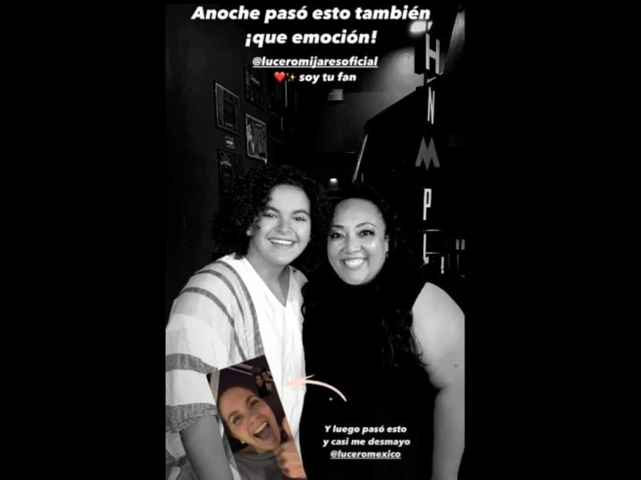 Lucerito y Mich son amix