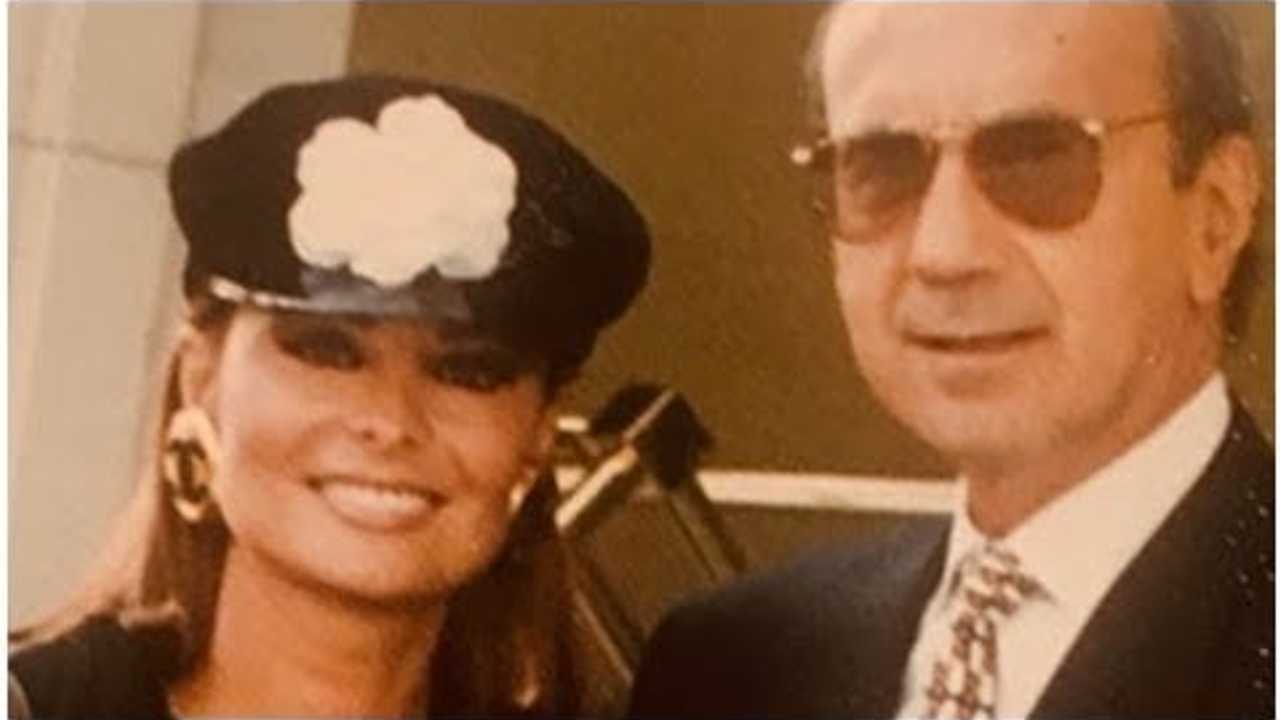 Lucía Miranda con su esposo, Hugo López
