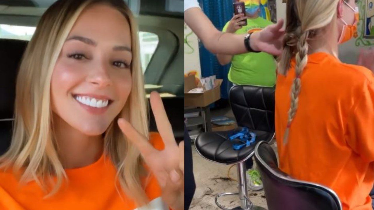 Mariana Rodríguez dona su cabello y la critican por cortarse solo las puntas