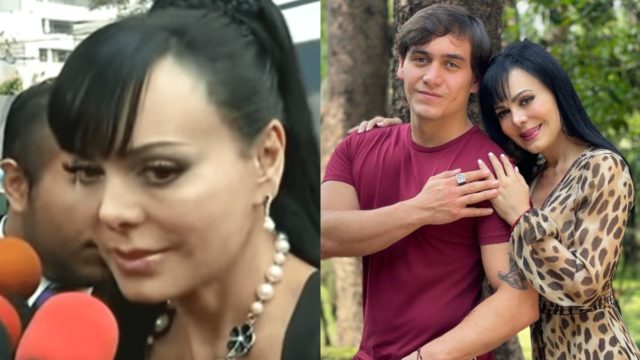 Maribel Guardia con cara enojada hijo