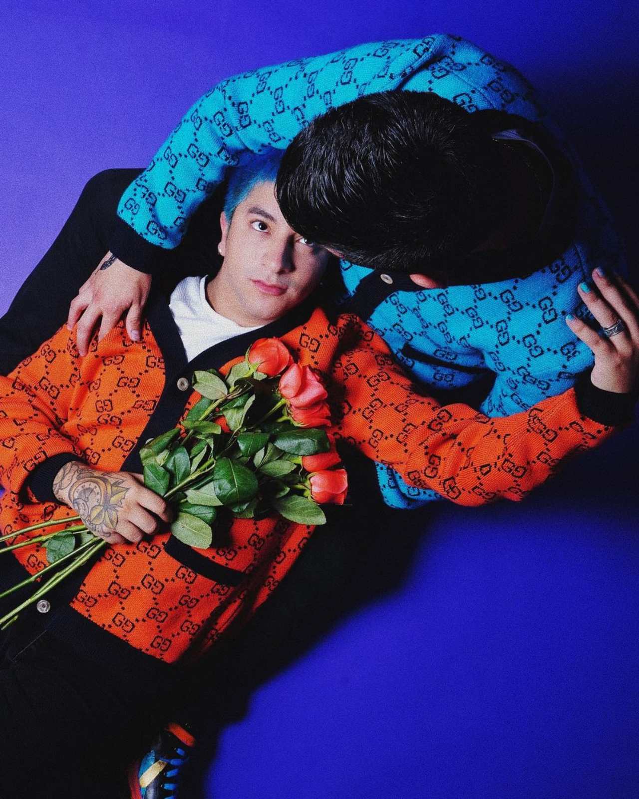 Mario Aguilar y su novio