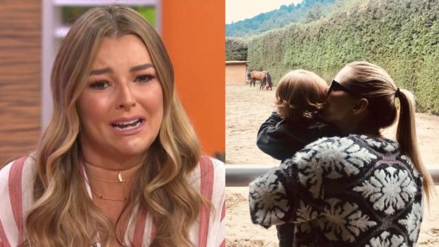 marjorie de Sousa llorando hijo Matias