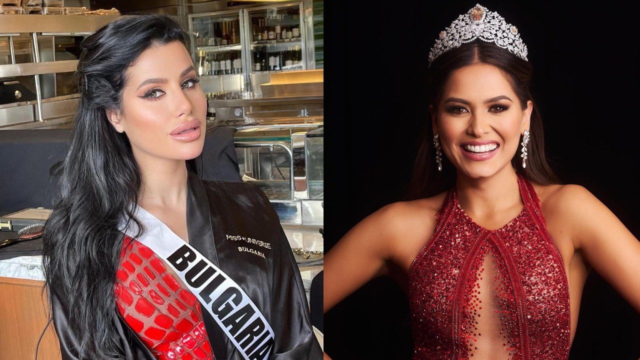 Miss Bulgaria contra Andrea Meza Miss Universo