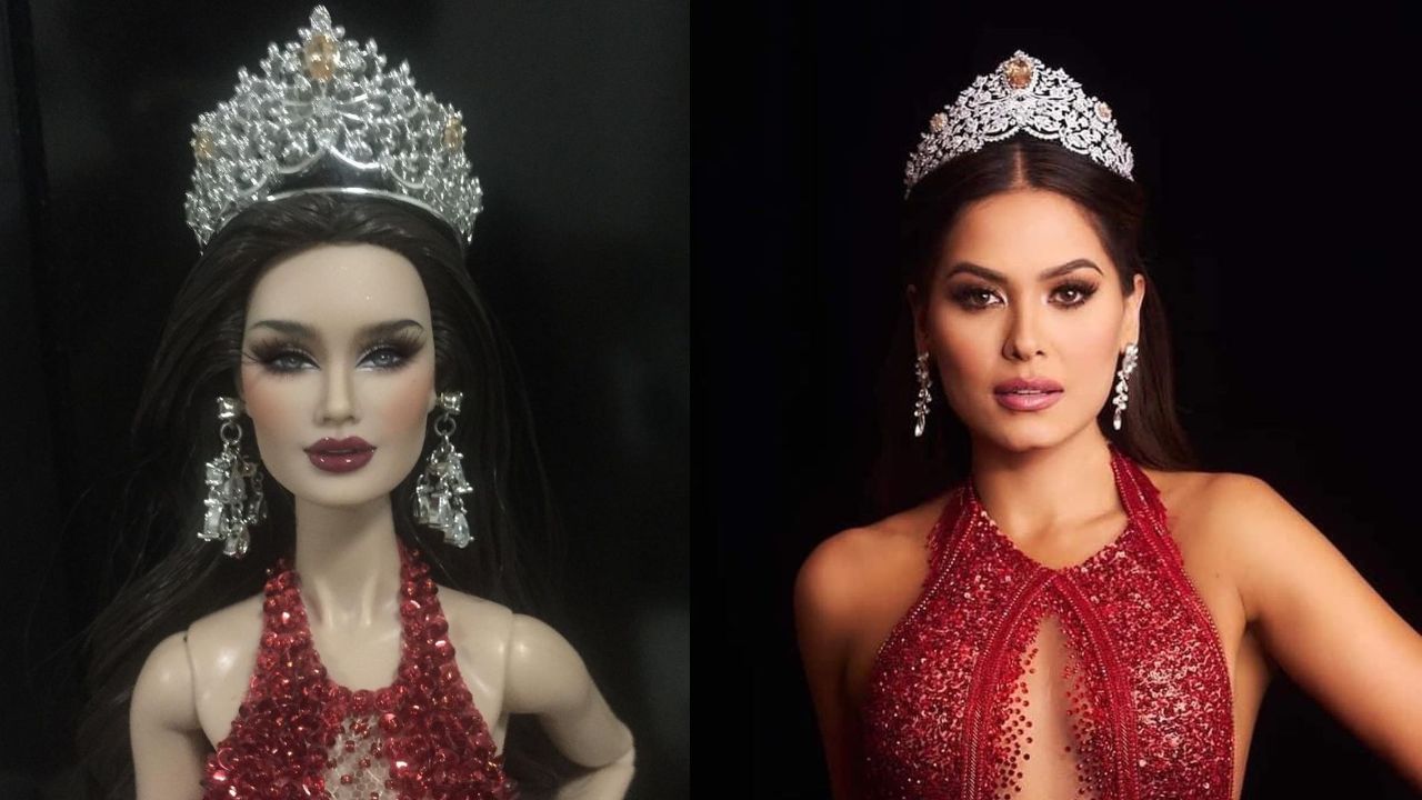 Andrea Meza Miss Universo muñeca blanqueamiento