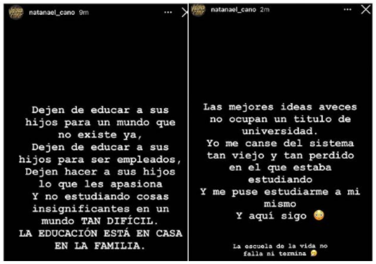 Natanael Cano contra la escuela 