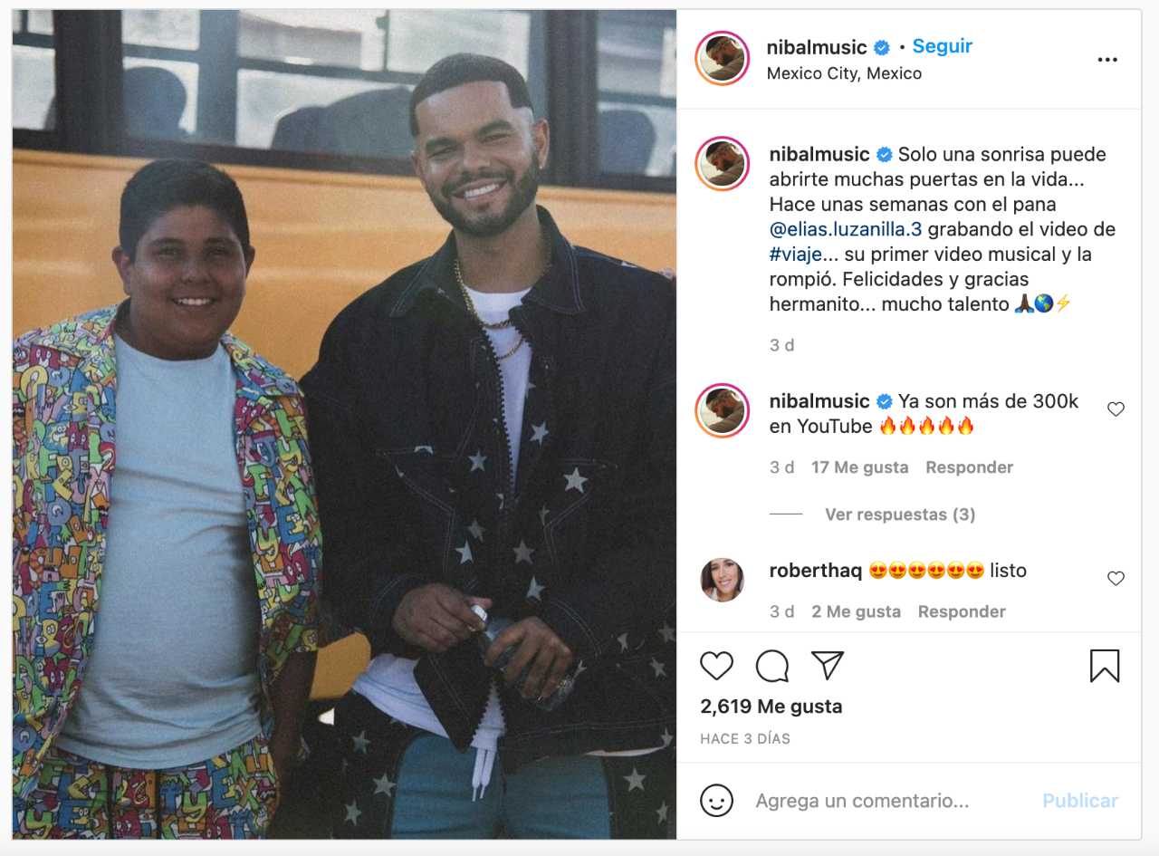 Niño del OXXO en video musical con Nibal