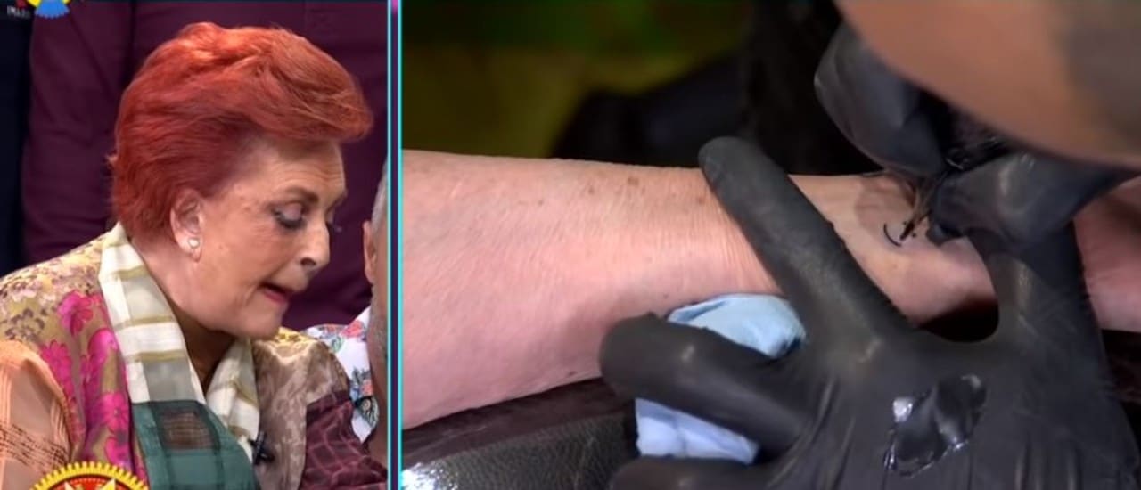Talina Fernández hace primeros tatuajes