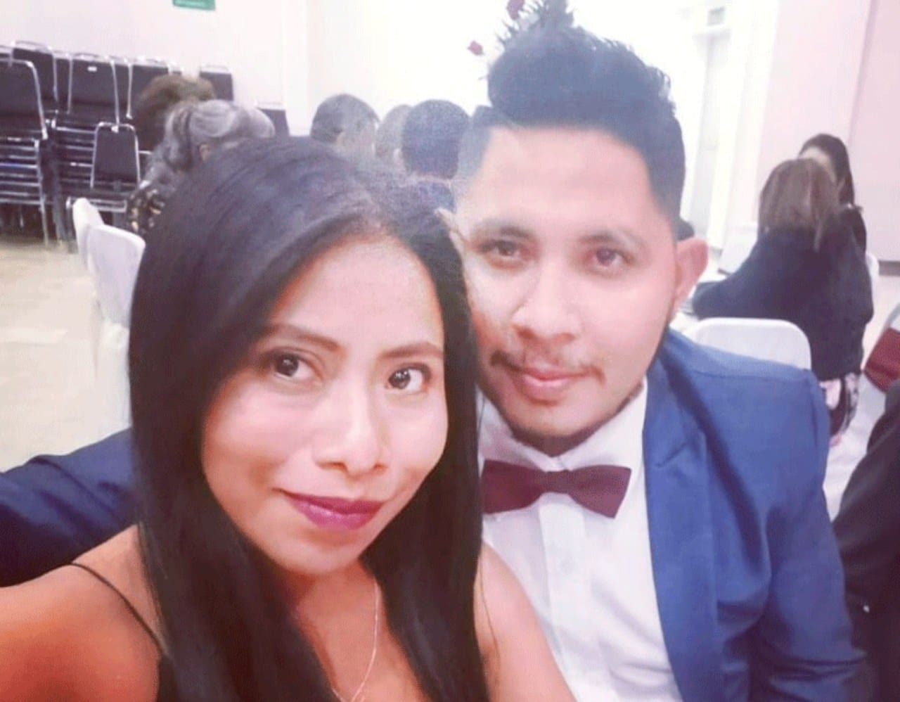 Yalitza Aparicio y su novio Andre